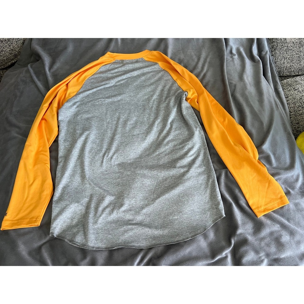 Burton Kids Dryride Ultrawick Midweight 200 Base Layer Shirt greyYellow XL 14/16 - Picture 3 of 9